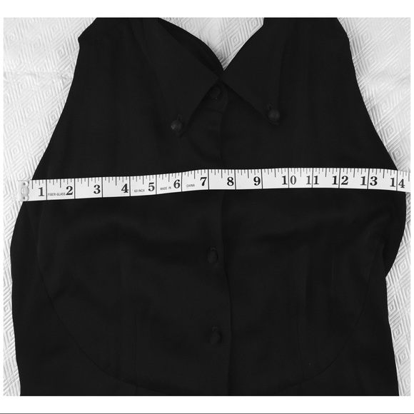 Sechung Black T-Back Button-Down Maxi Dress - Picture 6 of 8